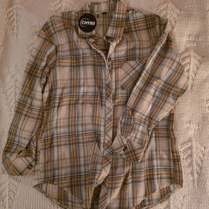 Chyrri Plaid Button-Up Shirt